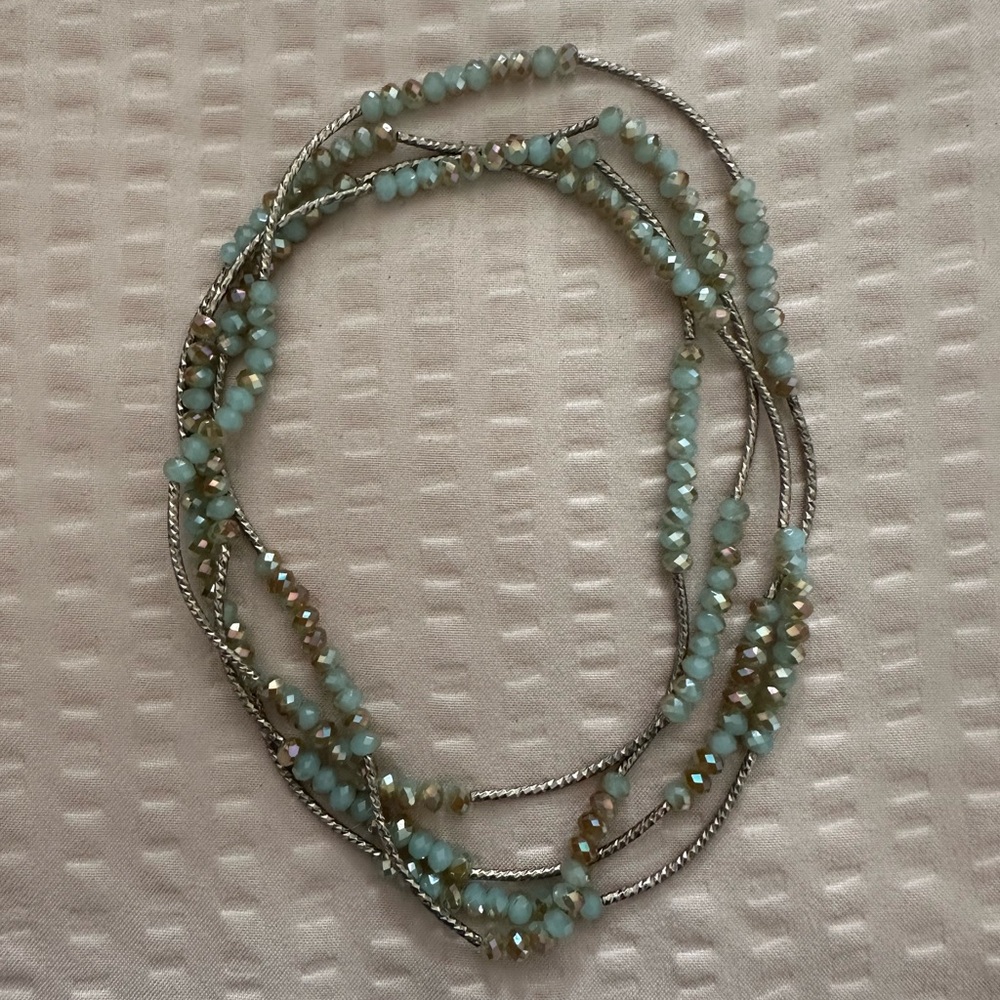 Beaded wrap bracelet or necklace